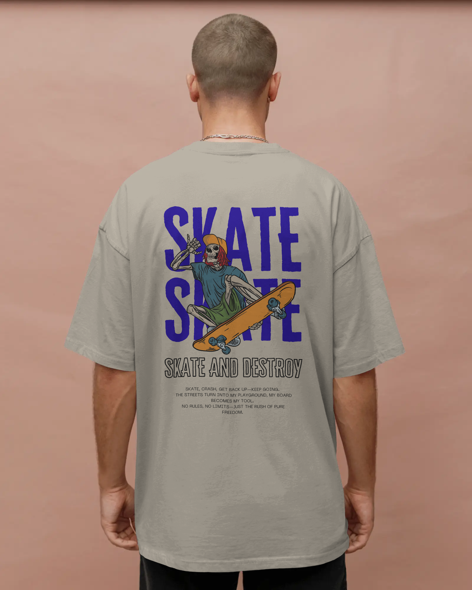 Skate & Destroy - Oversize T-Shirt