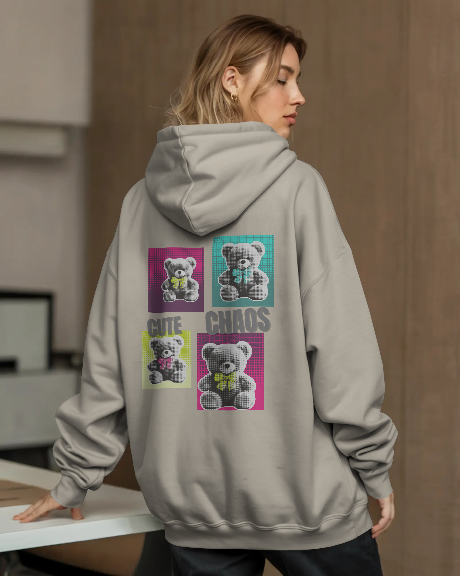 Cute Chaos – Oversize Hoodie