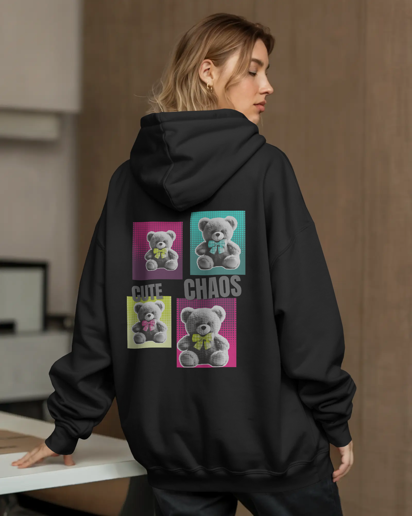 Cute Chaos – Oversize Hoodie