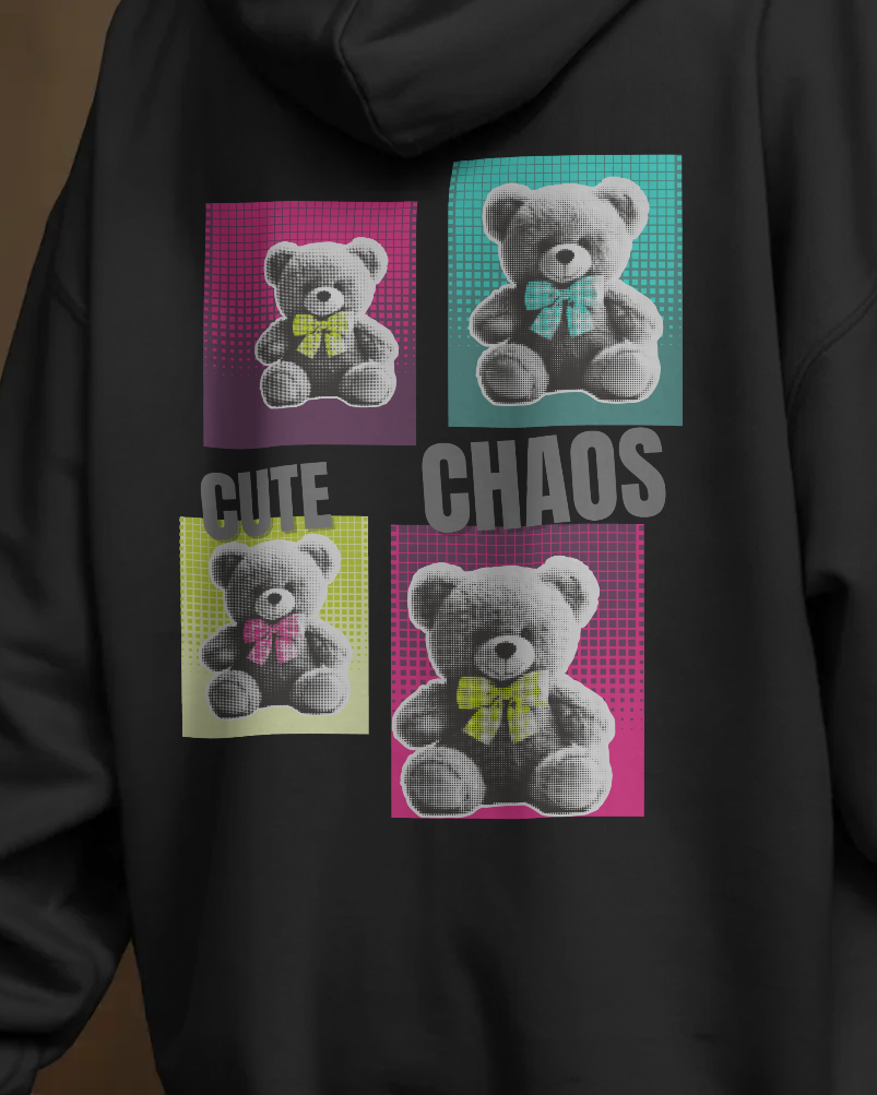 Cute Chaos – Oversize Hoodie