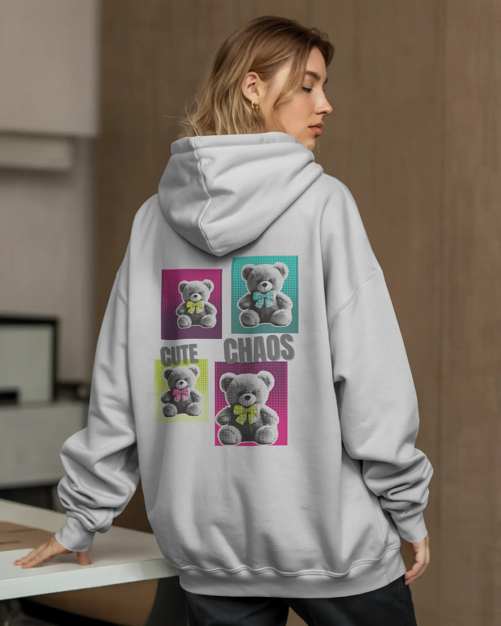 Cute Chaos – Oversize Hoodie
