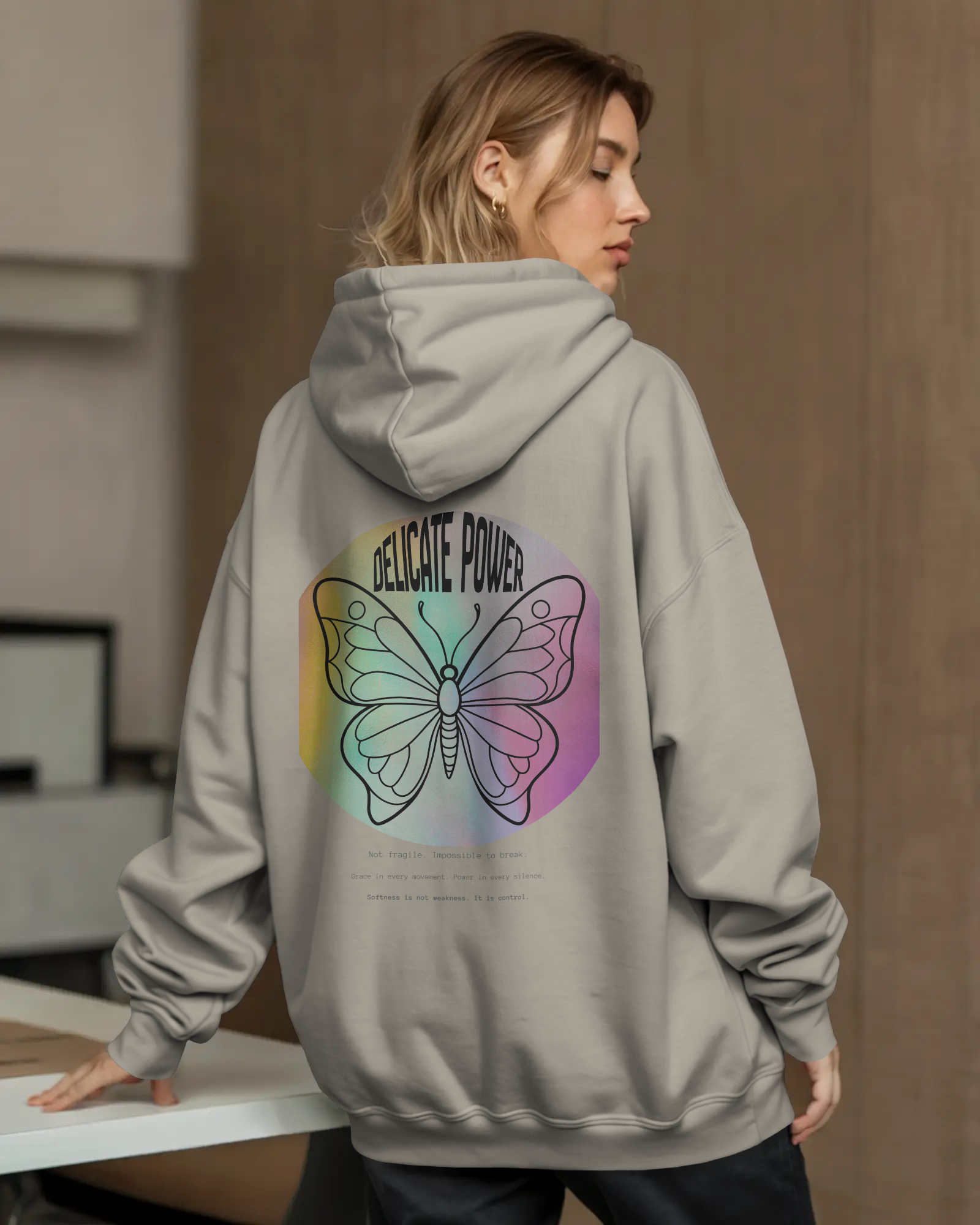 Delicate Power – Oversize Hoodie
