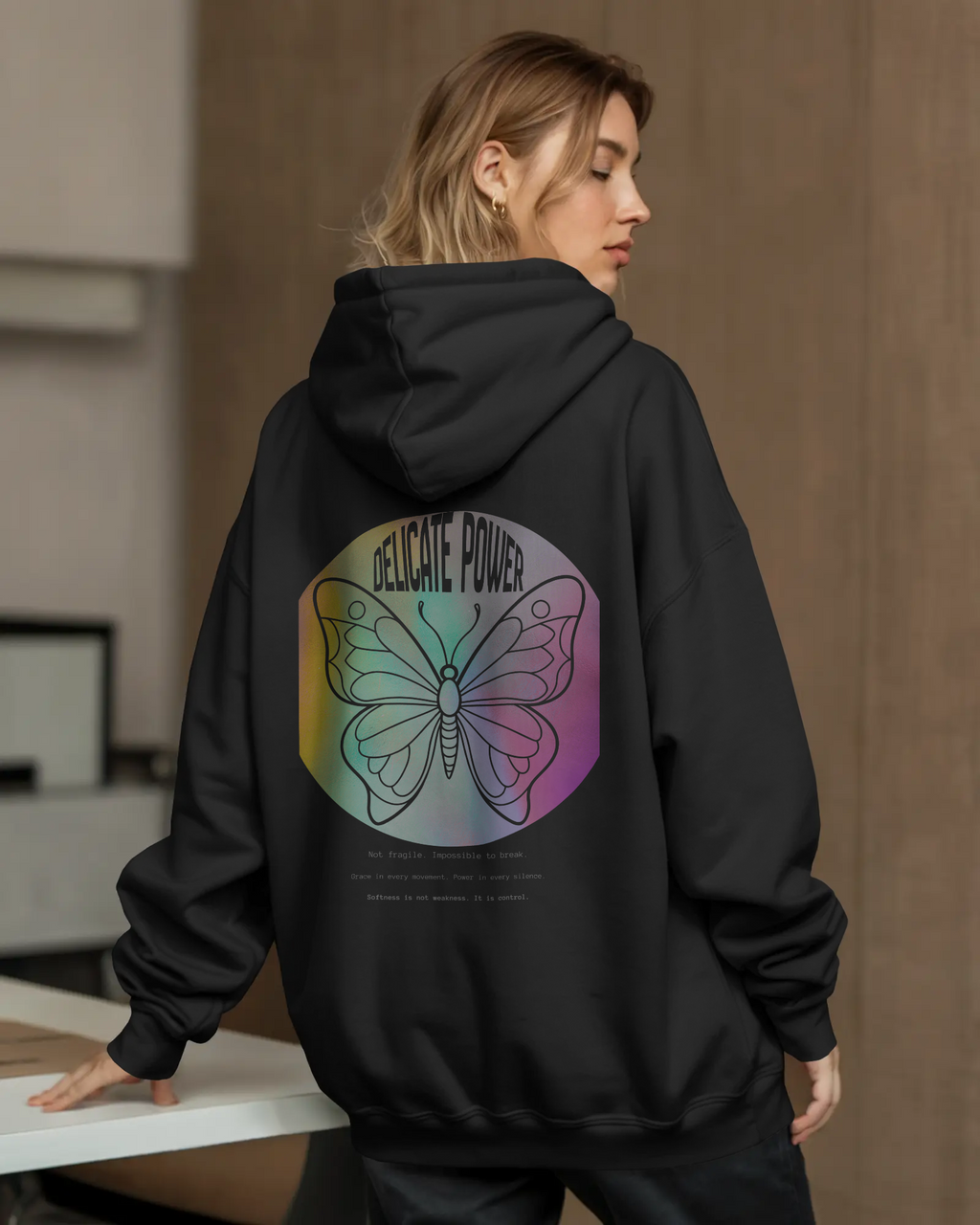 Delicate Power – Oversize Hoodie