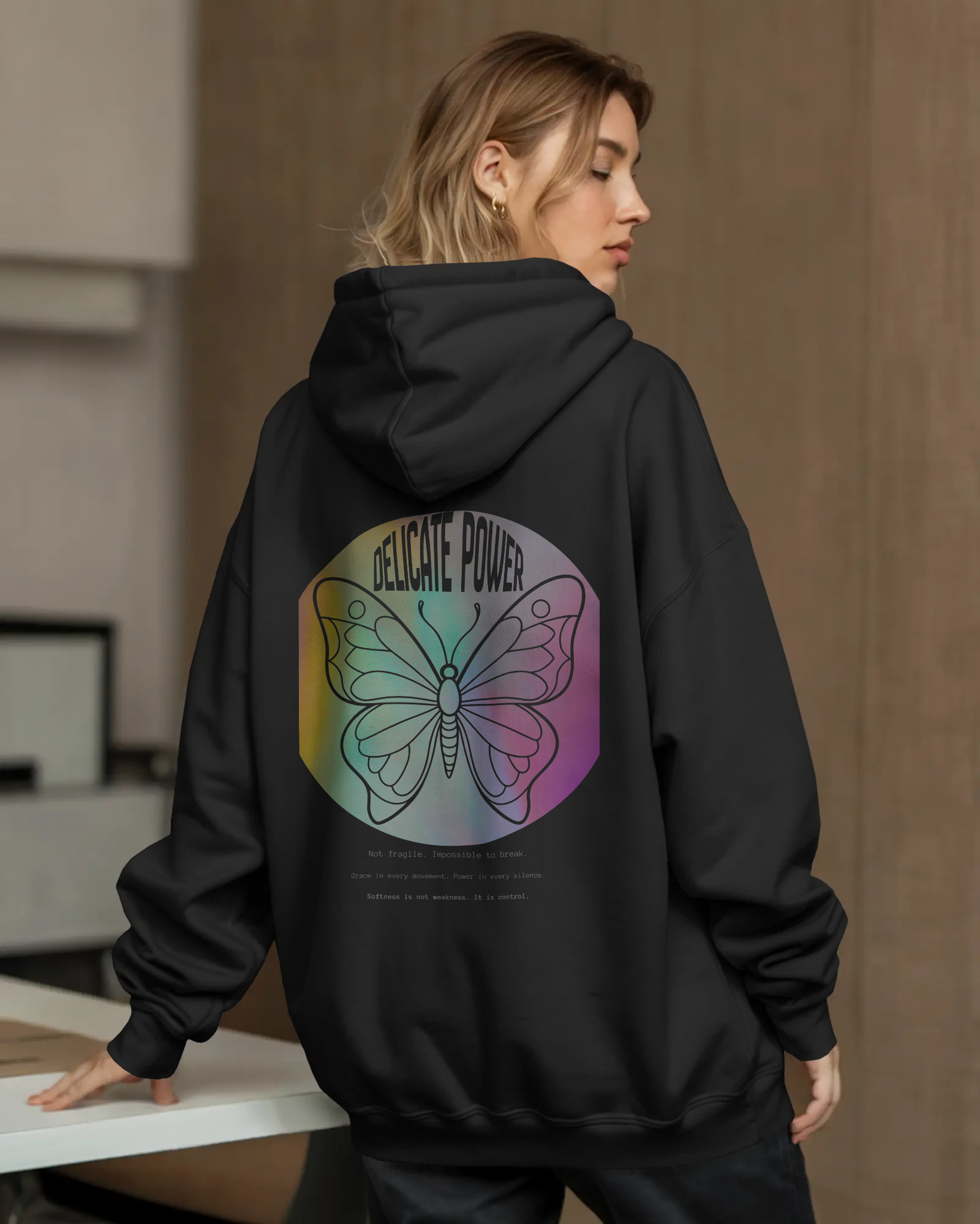 Delicate Power – Oversize Hoodie