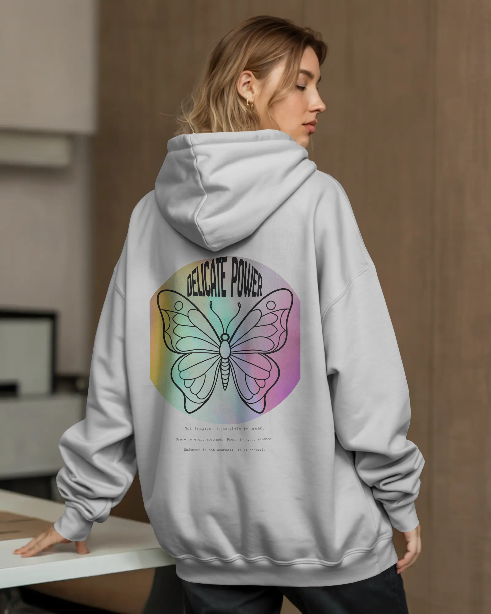 Delicate Power – Oversize Hoodie