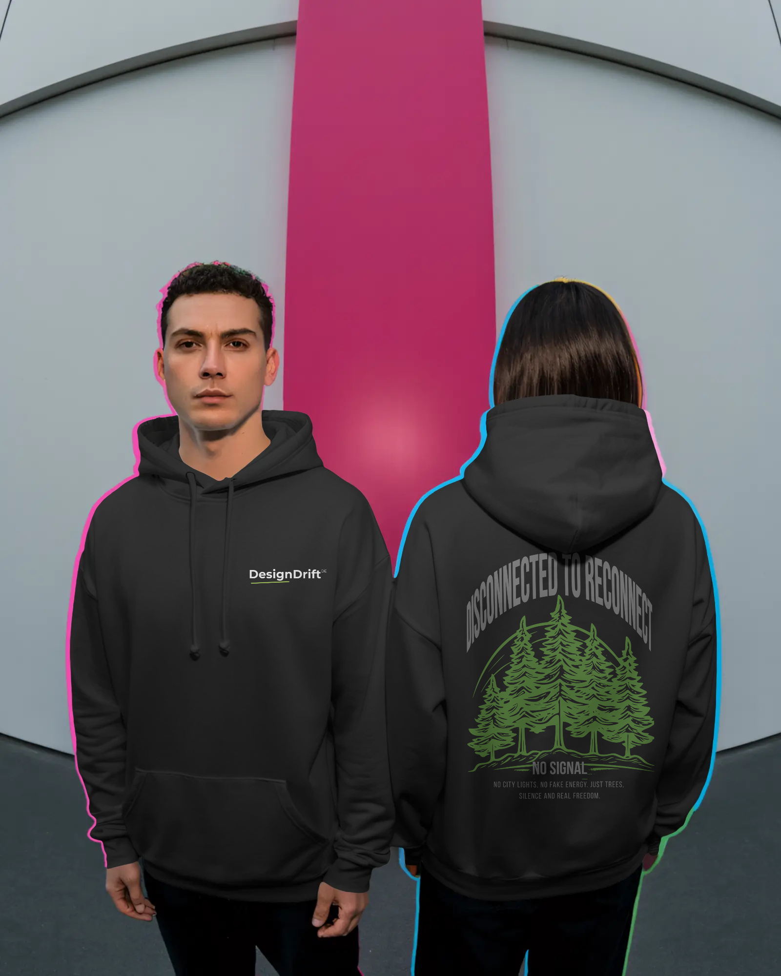 Disconnected – Oversize Hoodie