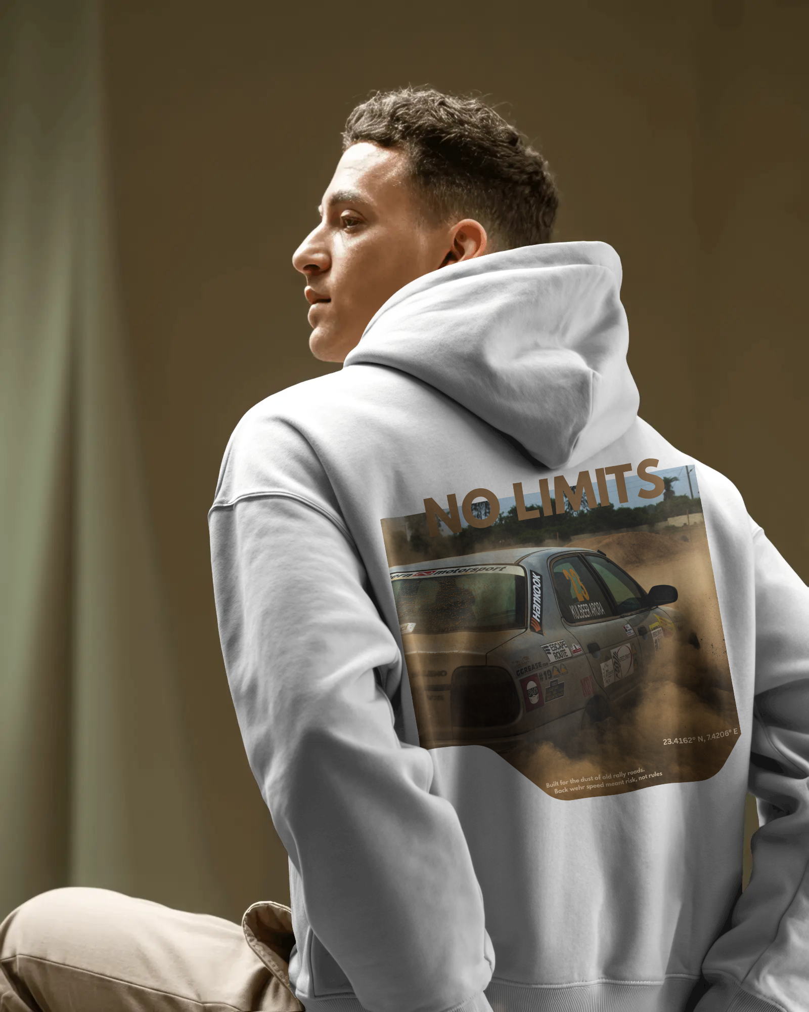 Dust Rally – Herren Hoodie