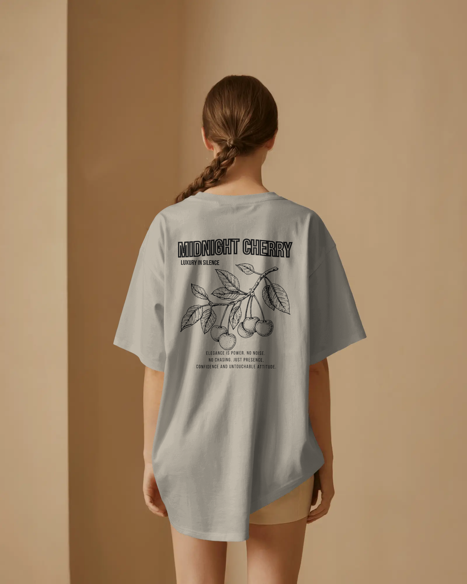 Midnight Cherry - Oversize T-Shirt