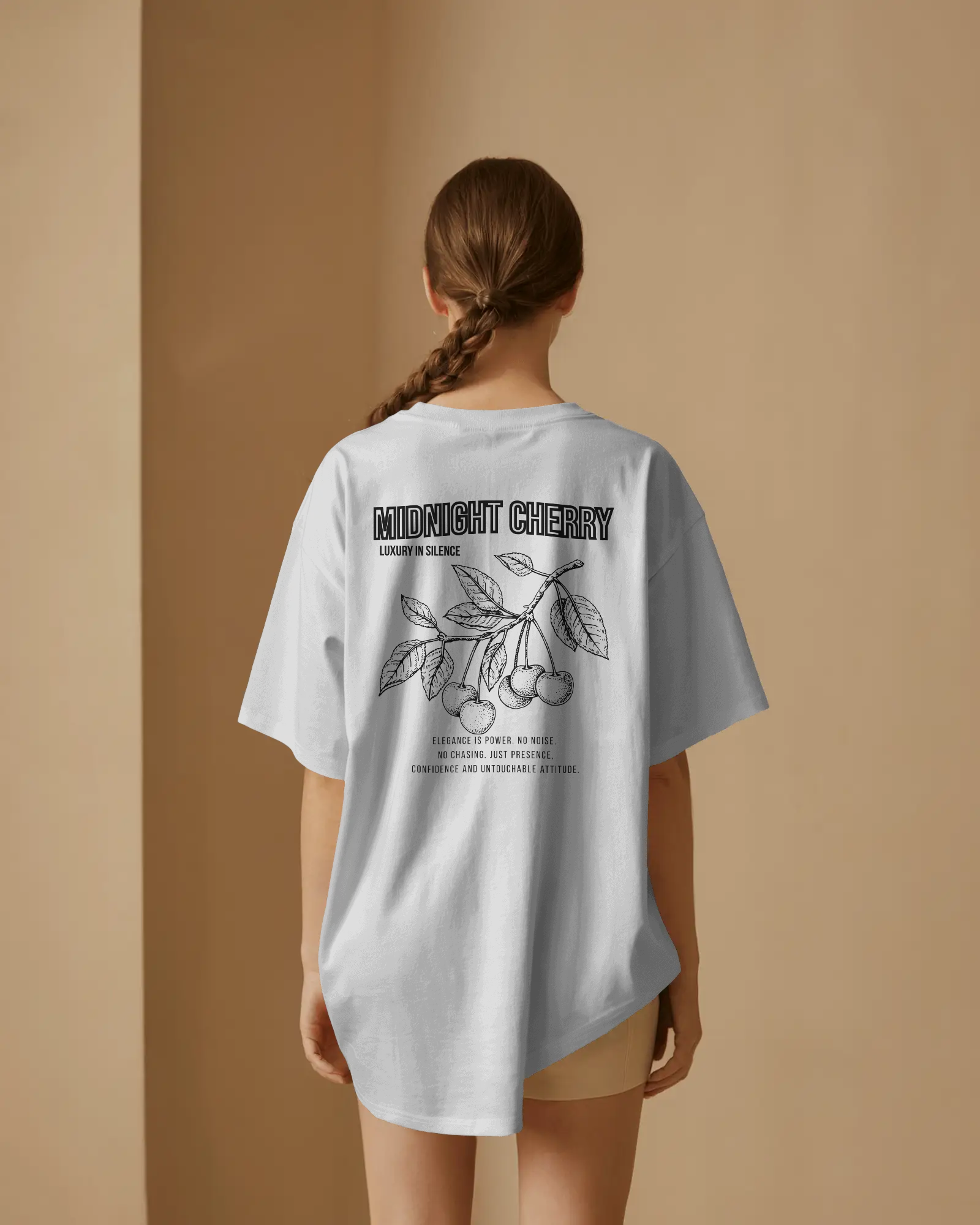Midnight Cherry - Oversize T-Shirt