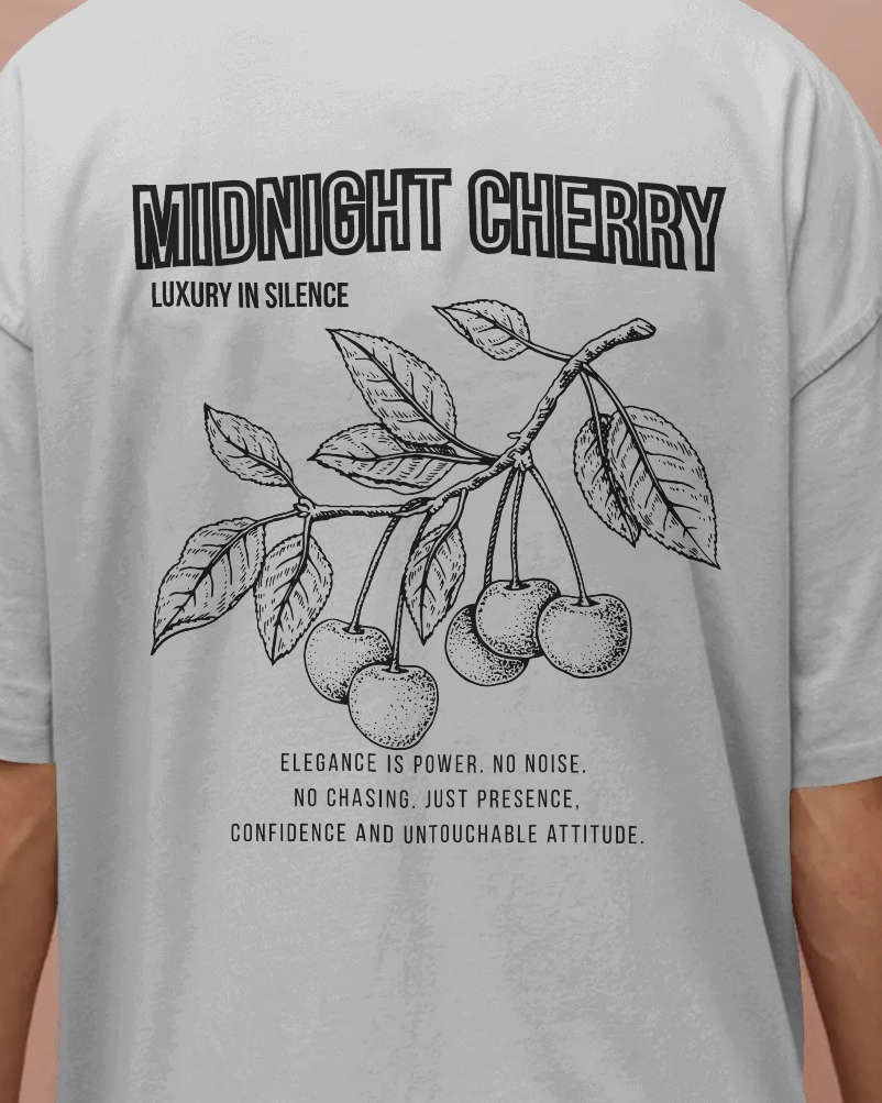 Midnight Cherry - Oversize T-Shirt