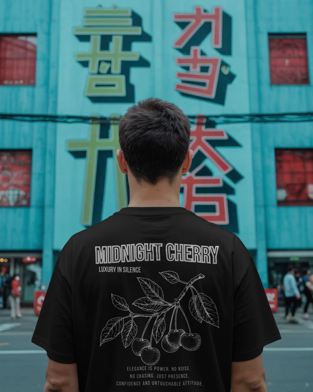Midnight Cherry - Herren T-Shirt