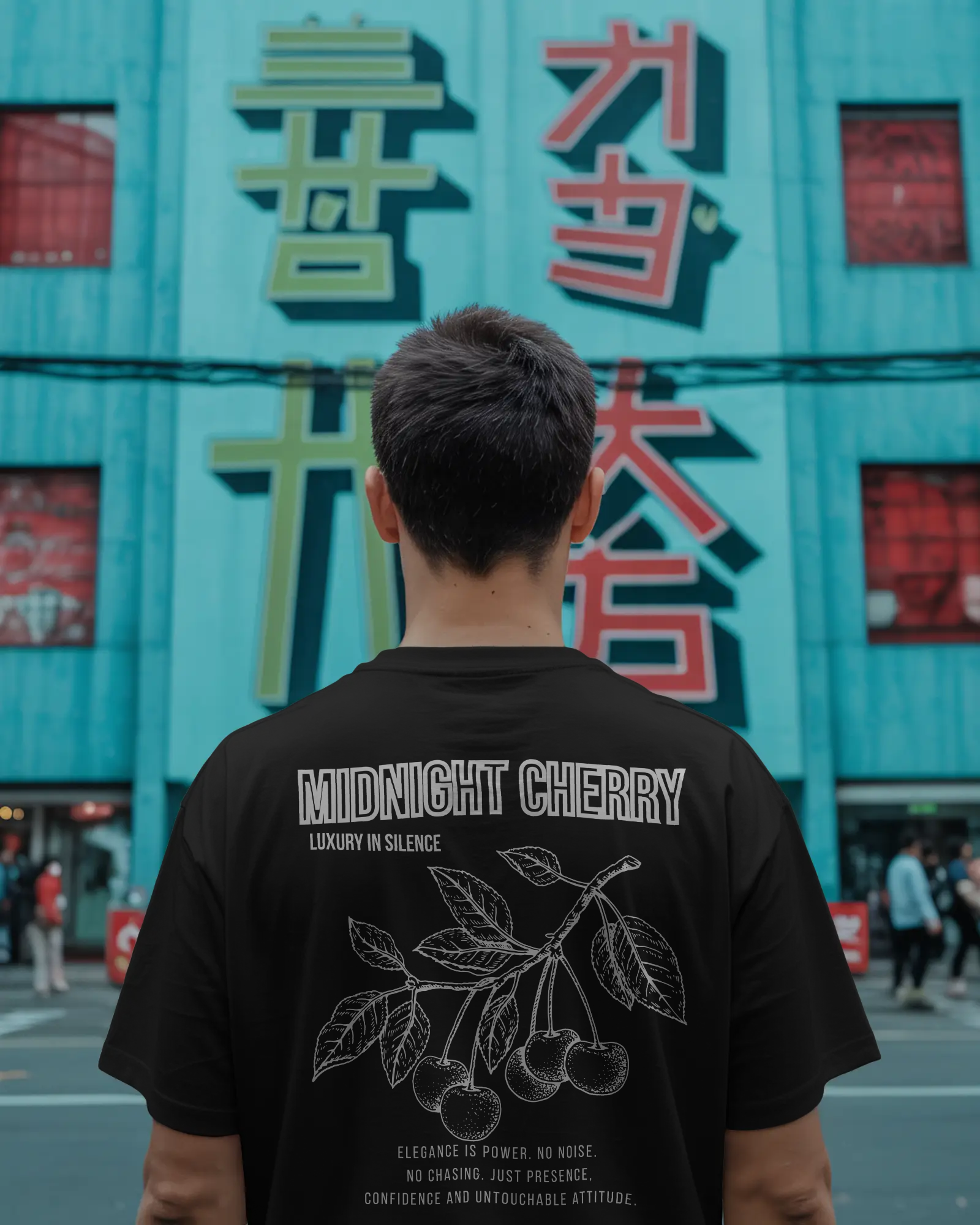 Midnight Cherry - Herren T-Shirt