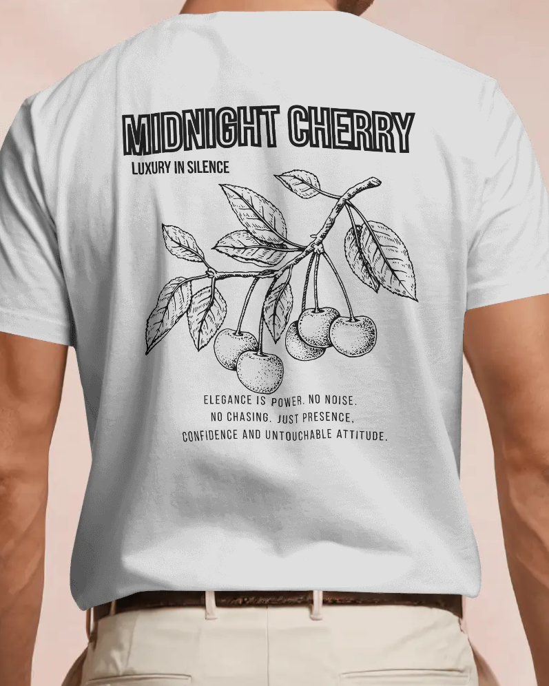 Midnight Cherry - Herren T-Shirt