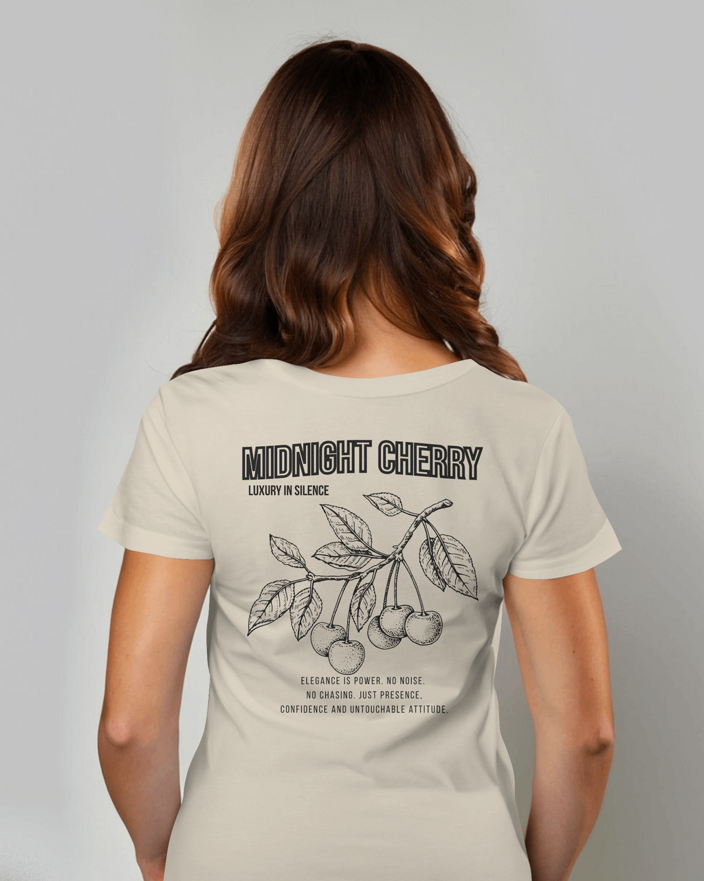 Midnight Cherry - Damen T-Shirt