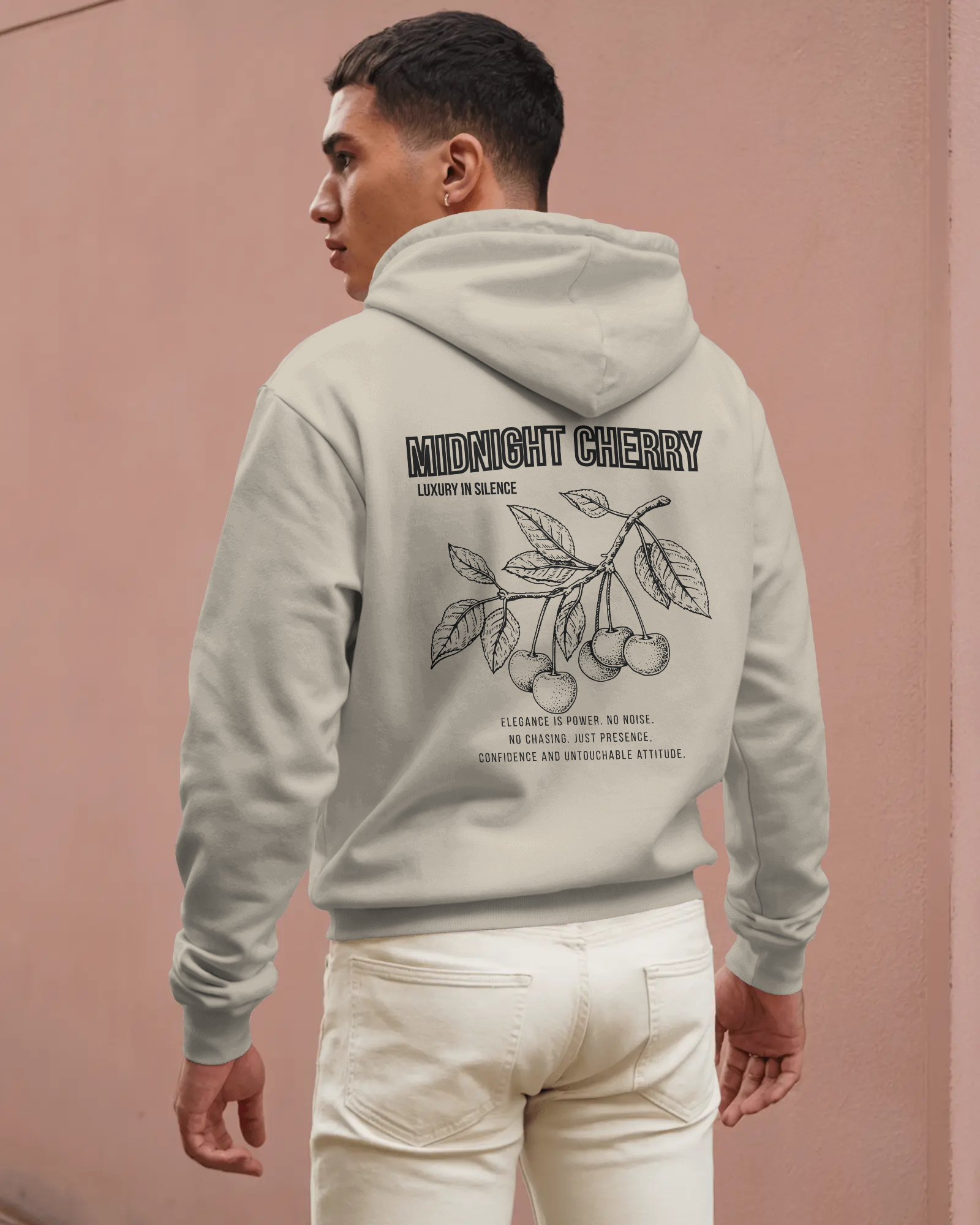 Midnight Cherry – Herren Hoodie
