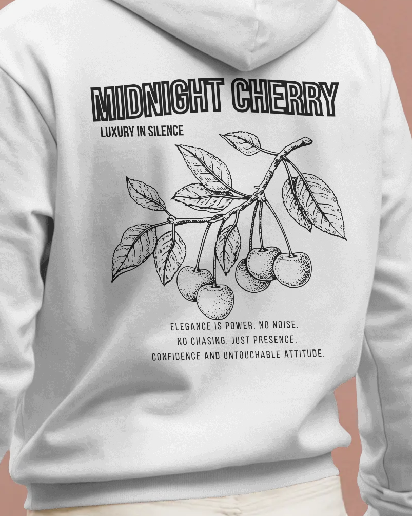 Midnight Cherry – Herren Hoodie
