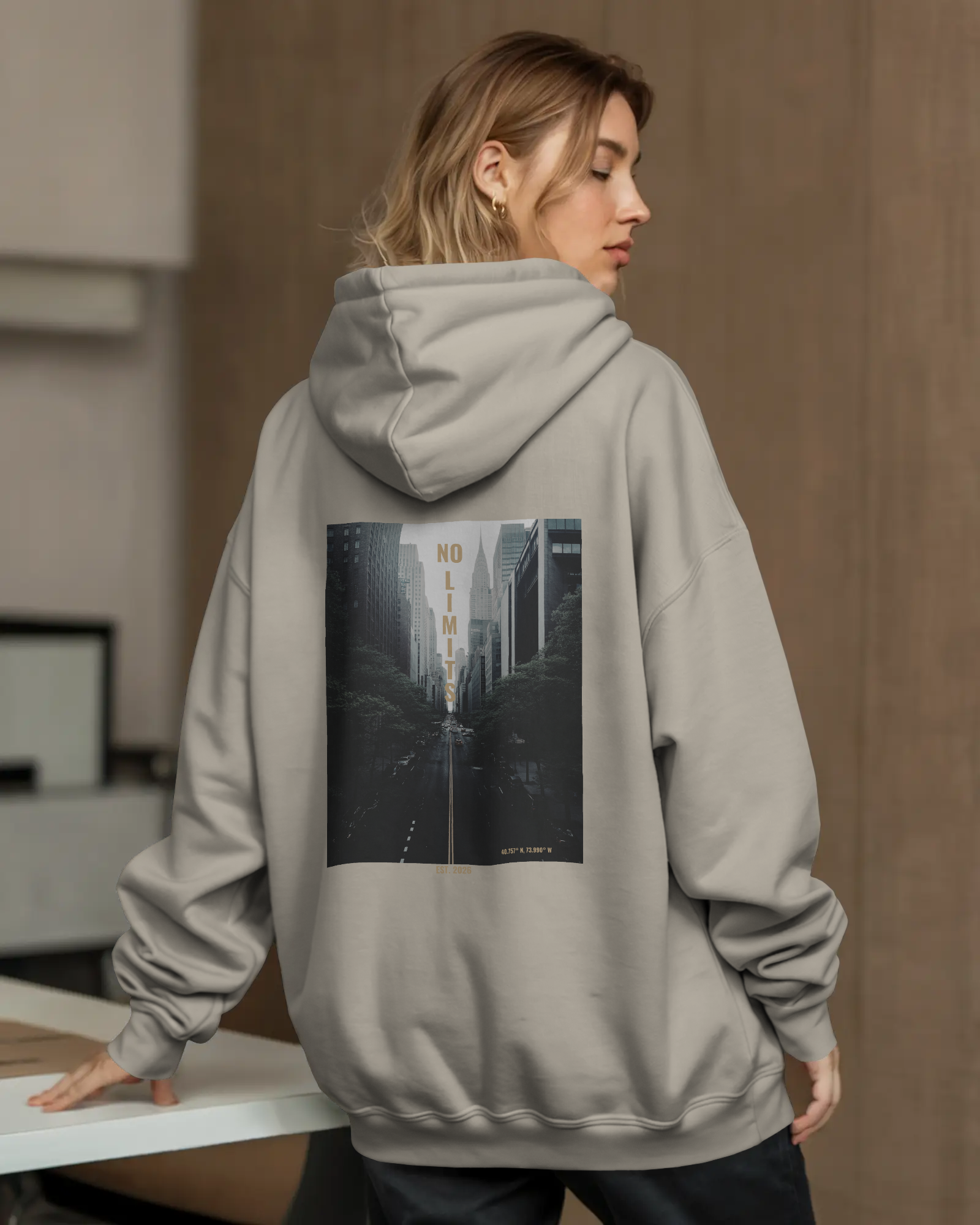 No Limits- NYC – Oversize Hoodie