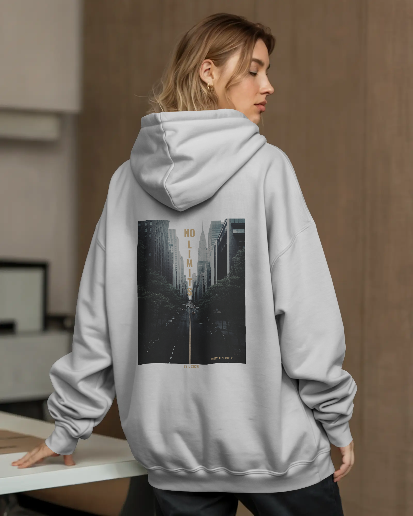No Limits- NYC – Oversize Hoodie