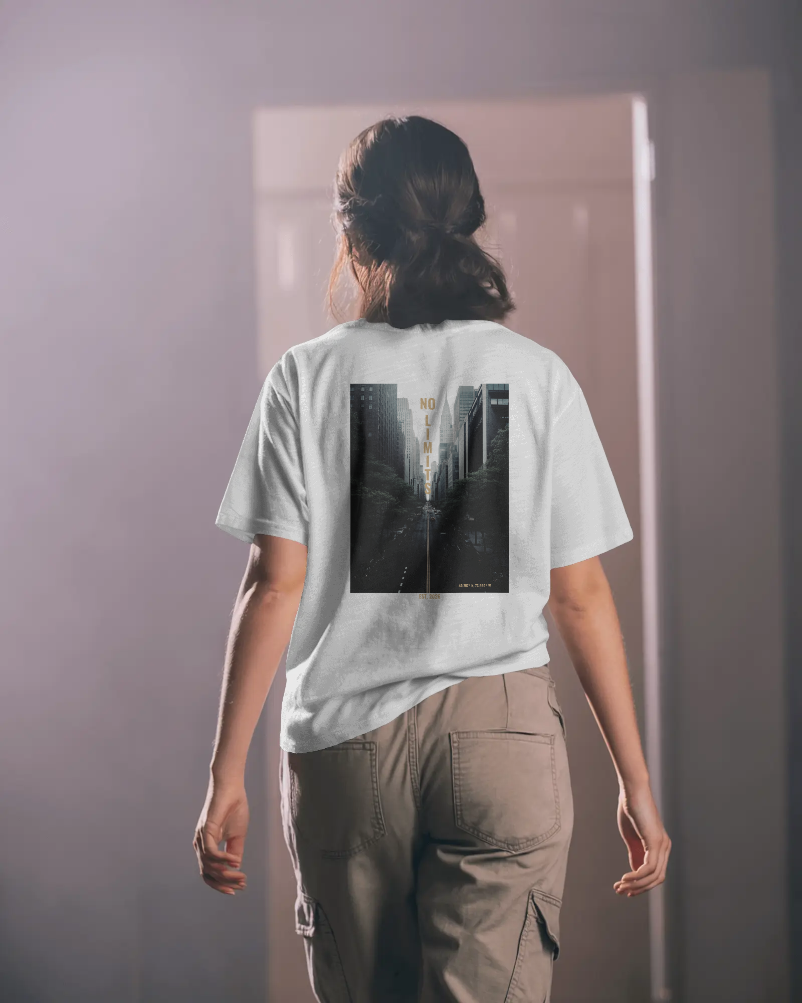 No Limits - NYC- Damen T-Shirt
