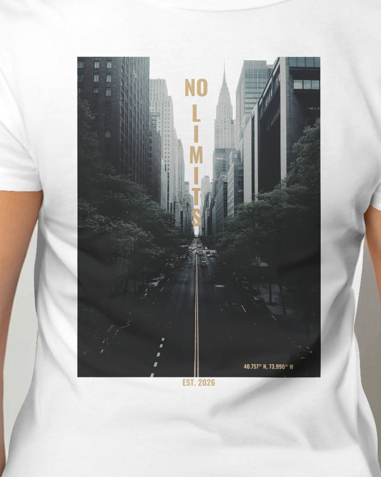 No Limits - NYC- Damen T-Shirt