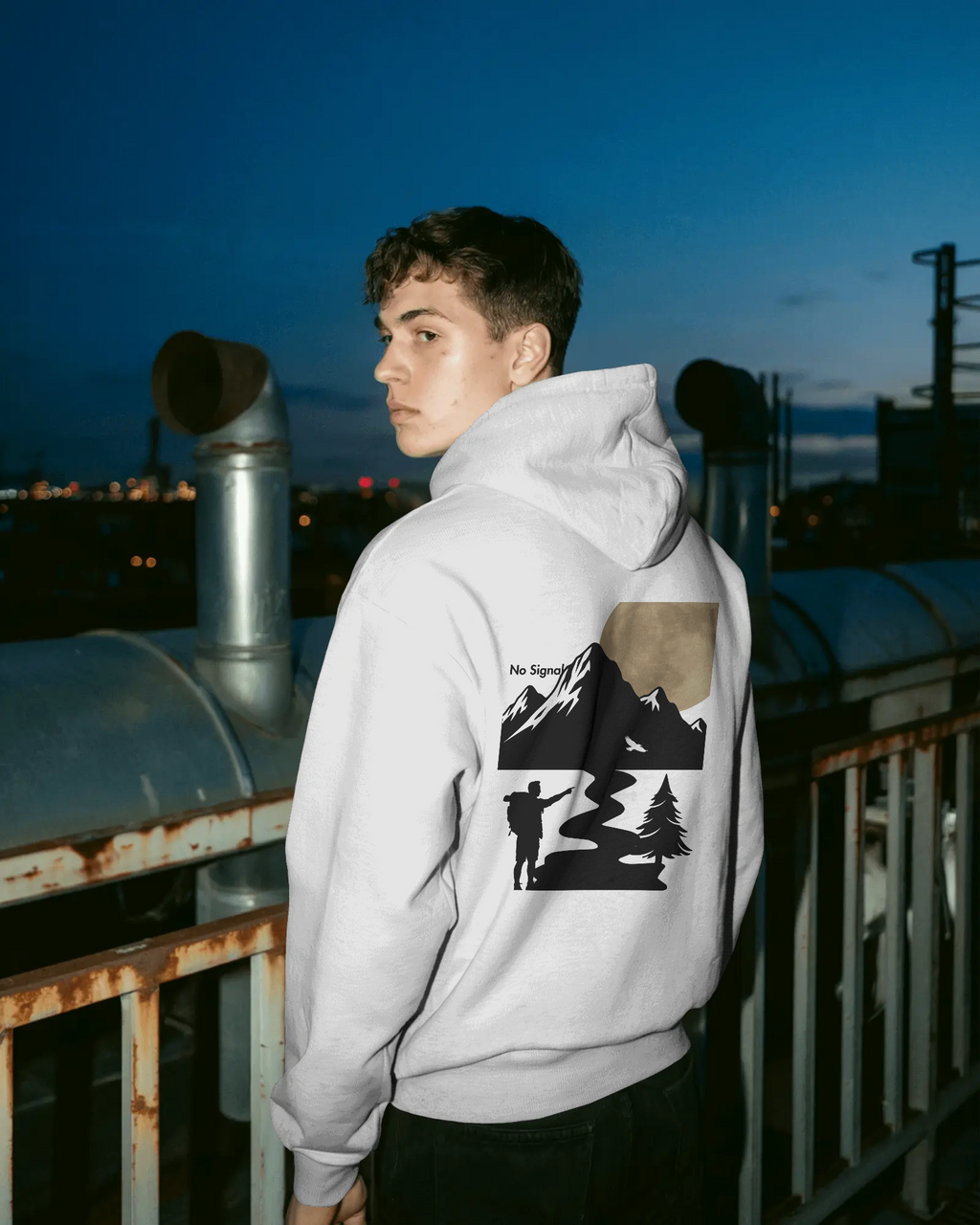 No Signal – Herren Hoodie