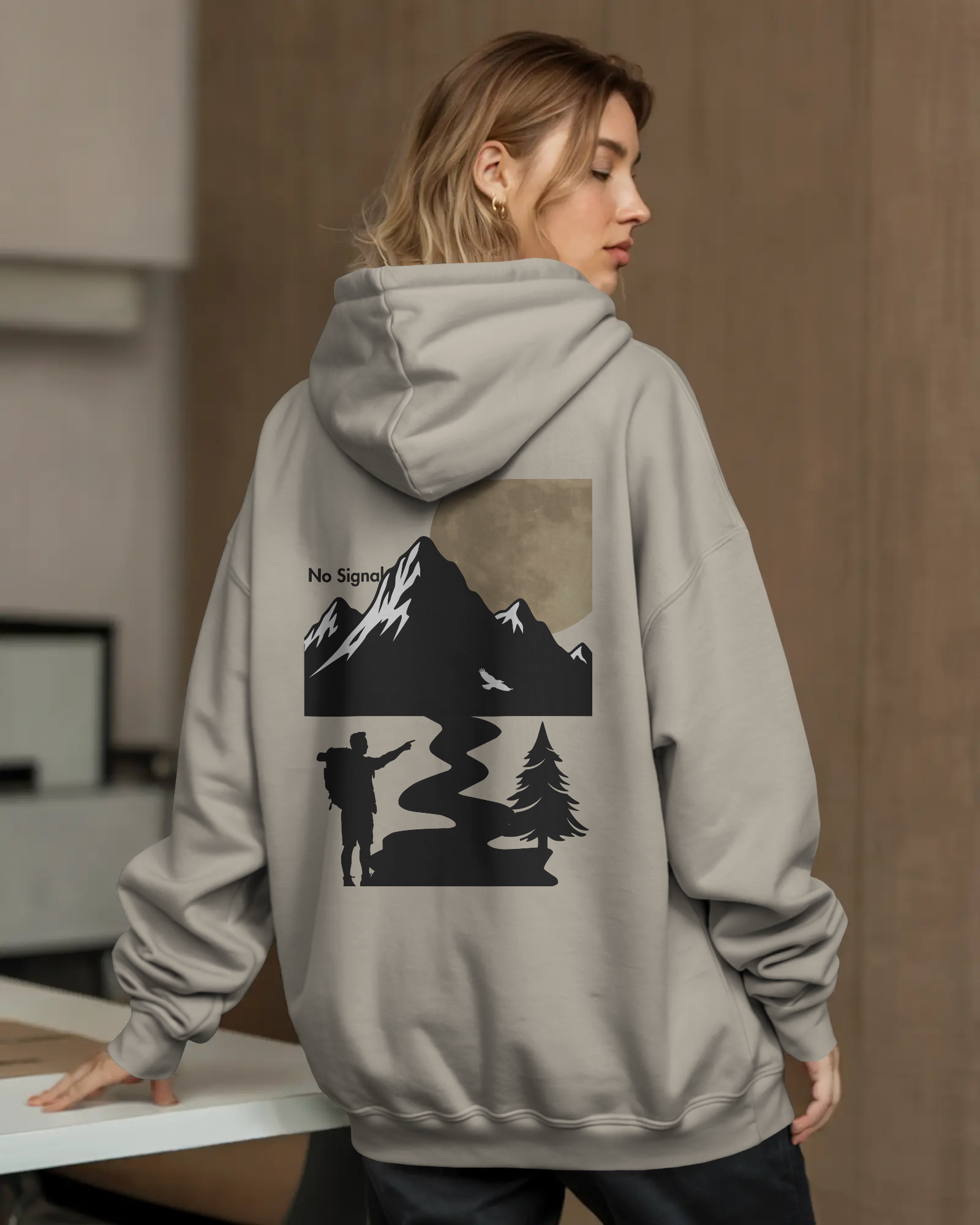 No Signal – Oversize Hoodie