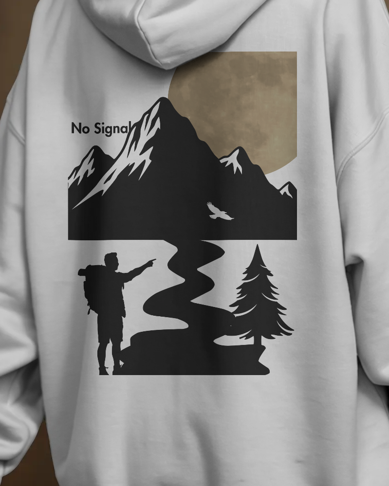No Signal – Oversize Hoodie