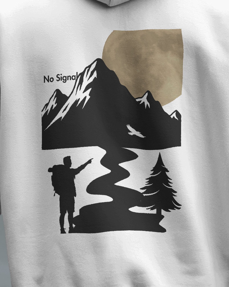 No Signal – Oversize Hoodie