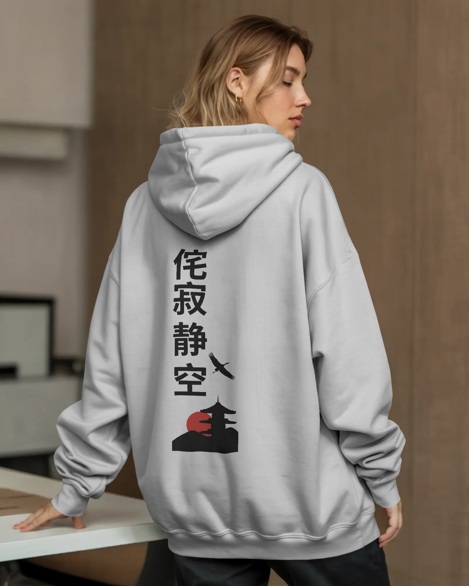 Silent Temple – Oversize Hoodie