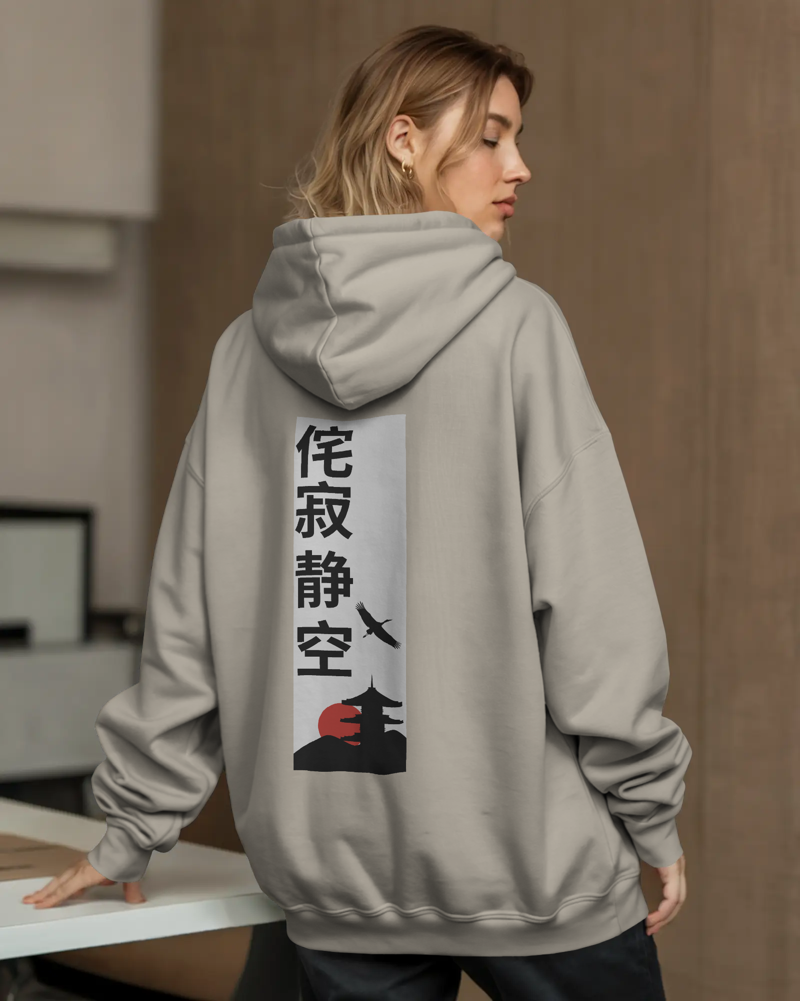 Silent Temple – Oversize Hoodie