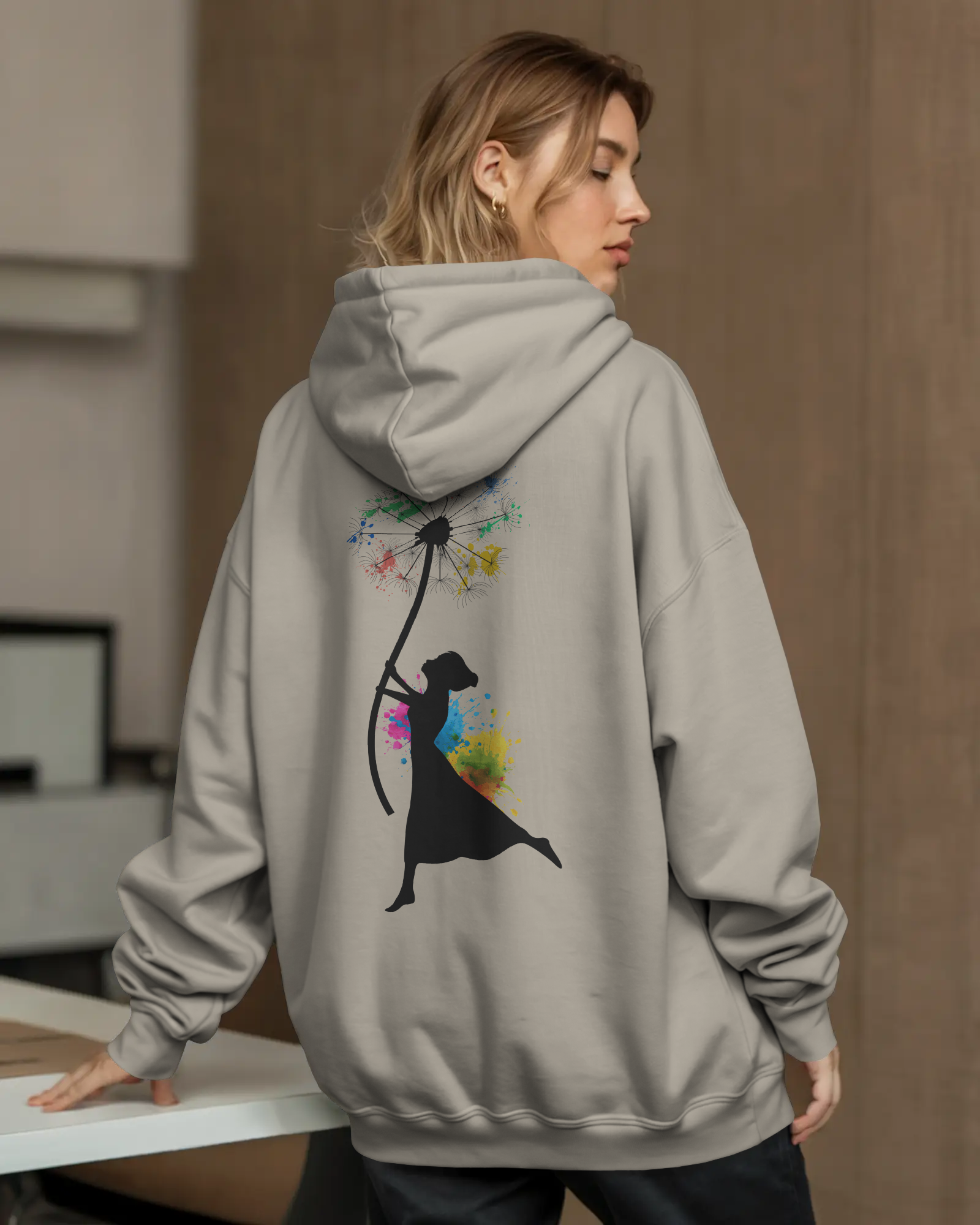Wild Bloom – Oversize Hoodie