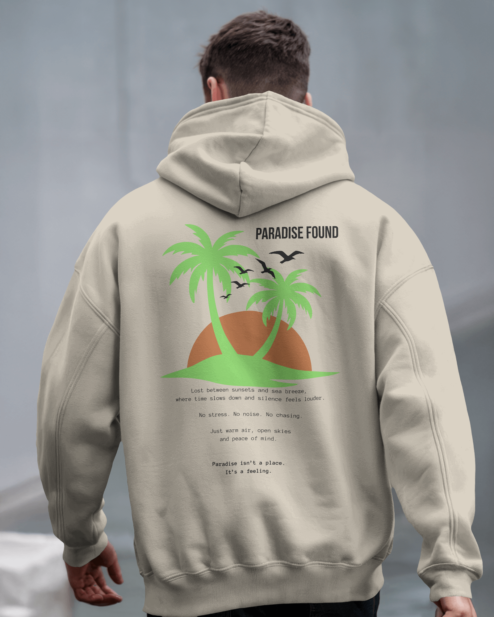 Paradise Found - Oversize Hoodie