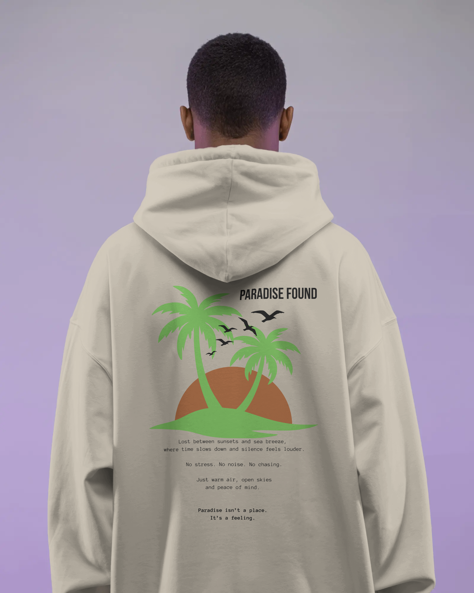 Paradise Found - Oversize Hoodie