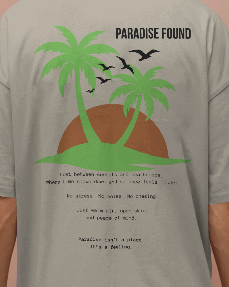 Paradise Found - Oversize T-Shirt