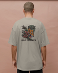 Tiger and Flowers - Oversize T-Shirt