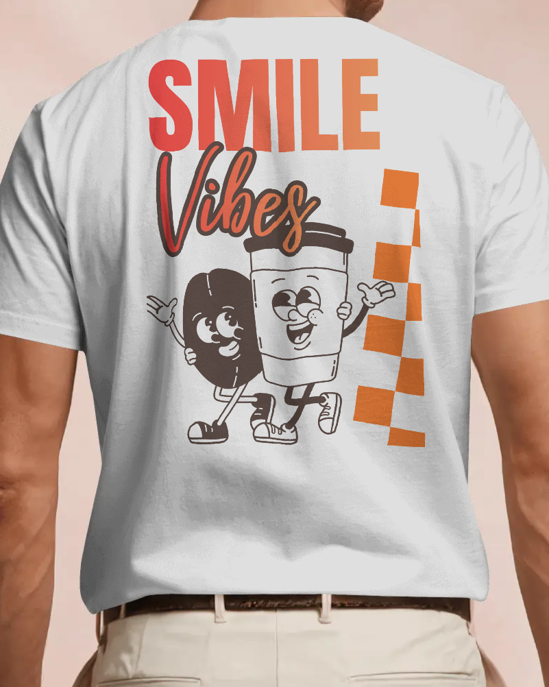 Smile Vibes - Herren T-Shirt