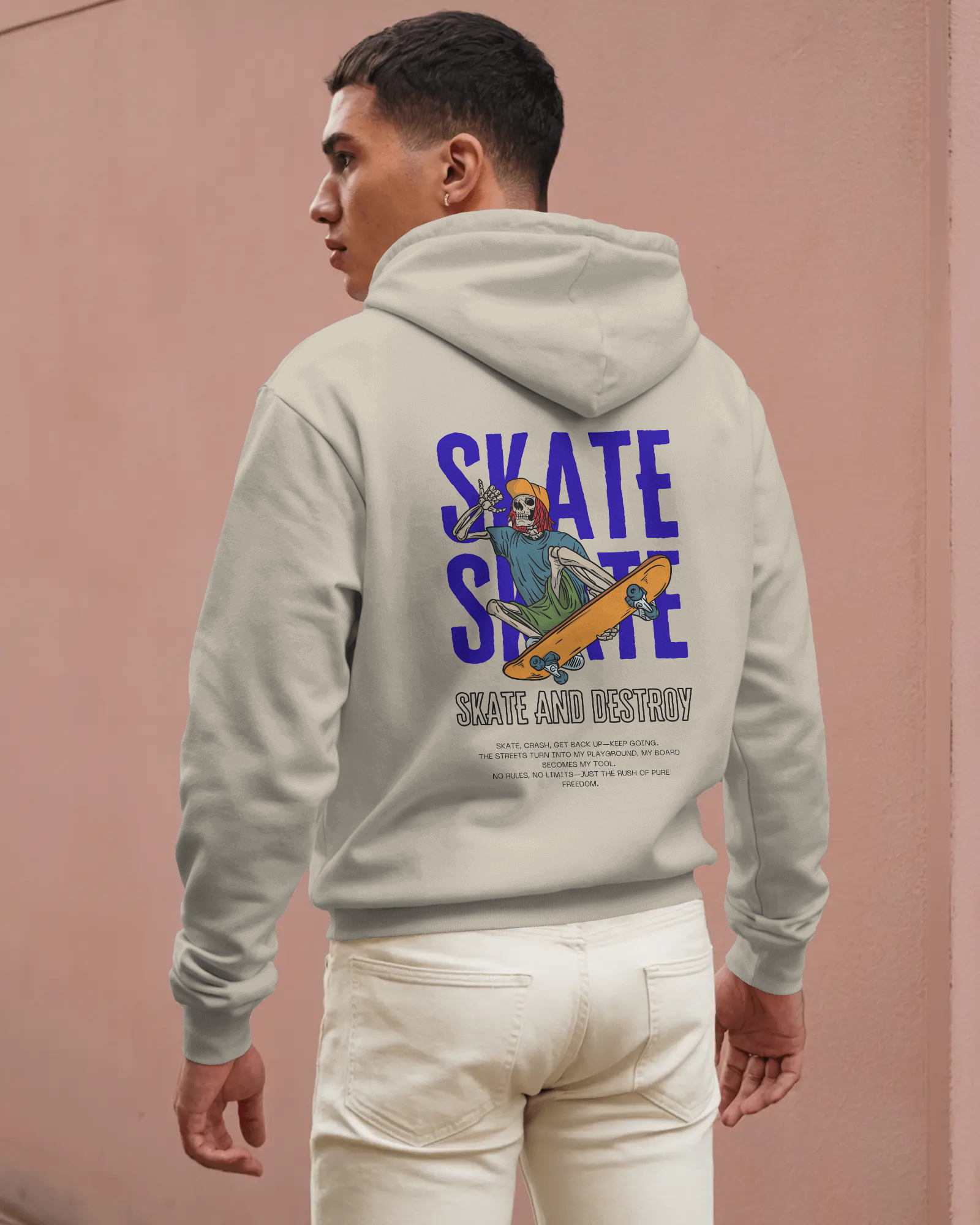 Skate & Destroy – Herren Hoodie
