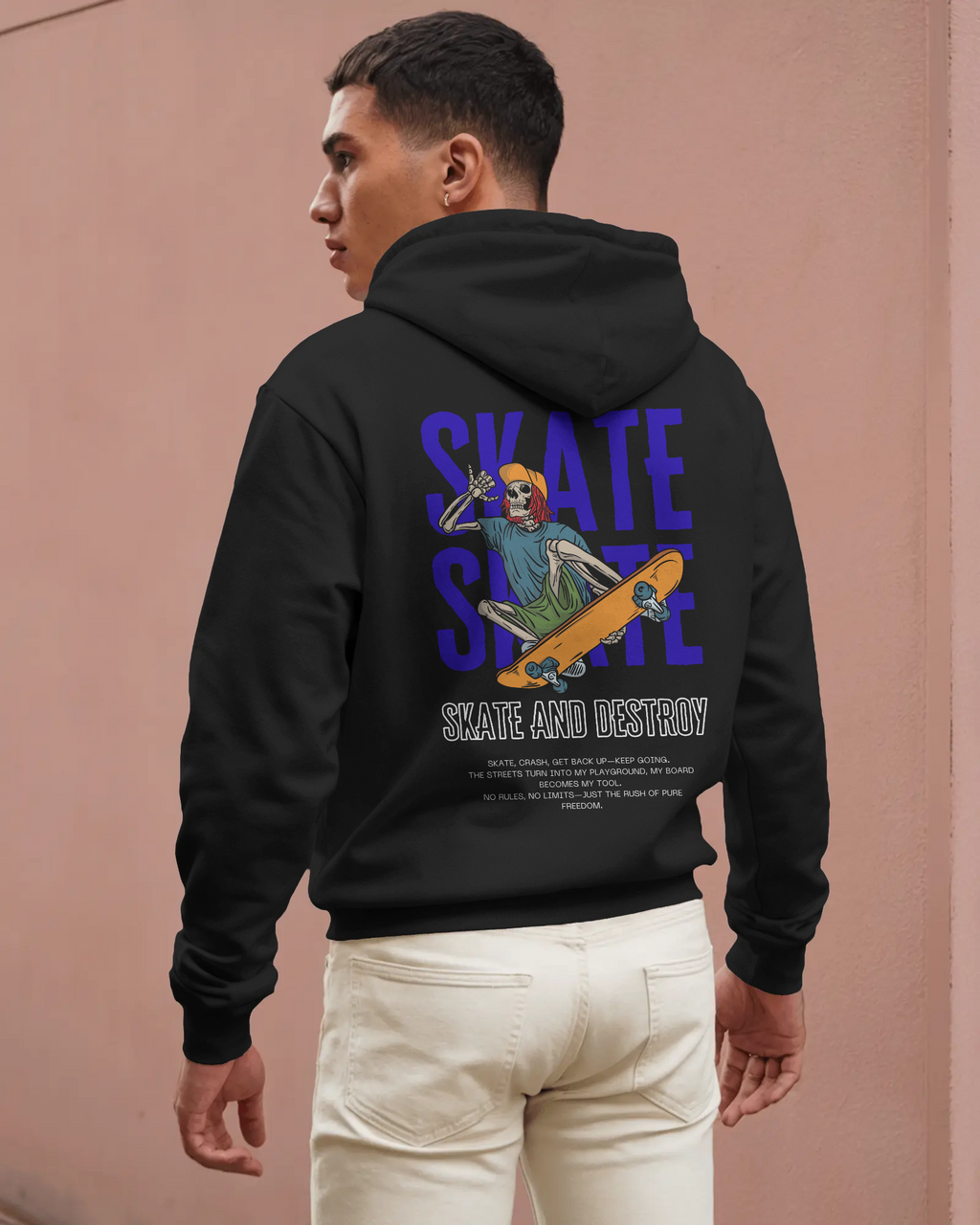 Skate & Destroy – Herren Hoodie