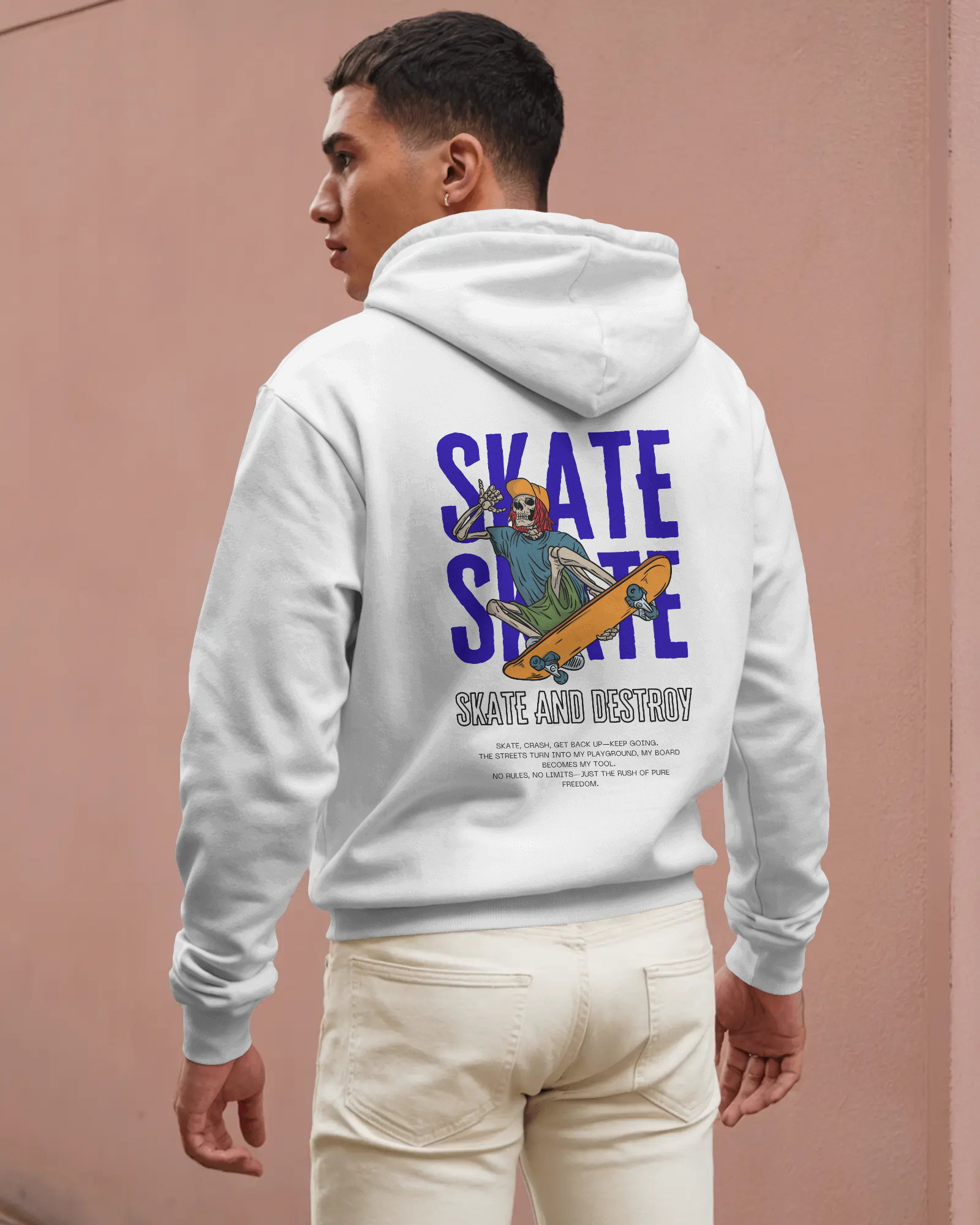 Skate & Destroy – Herren Hoodie