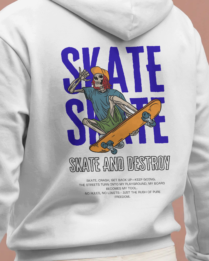 Skate & Destroy – Herren Hoodie