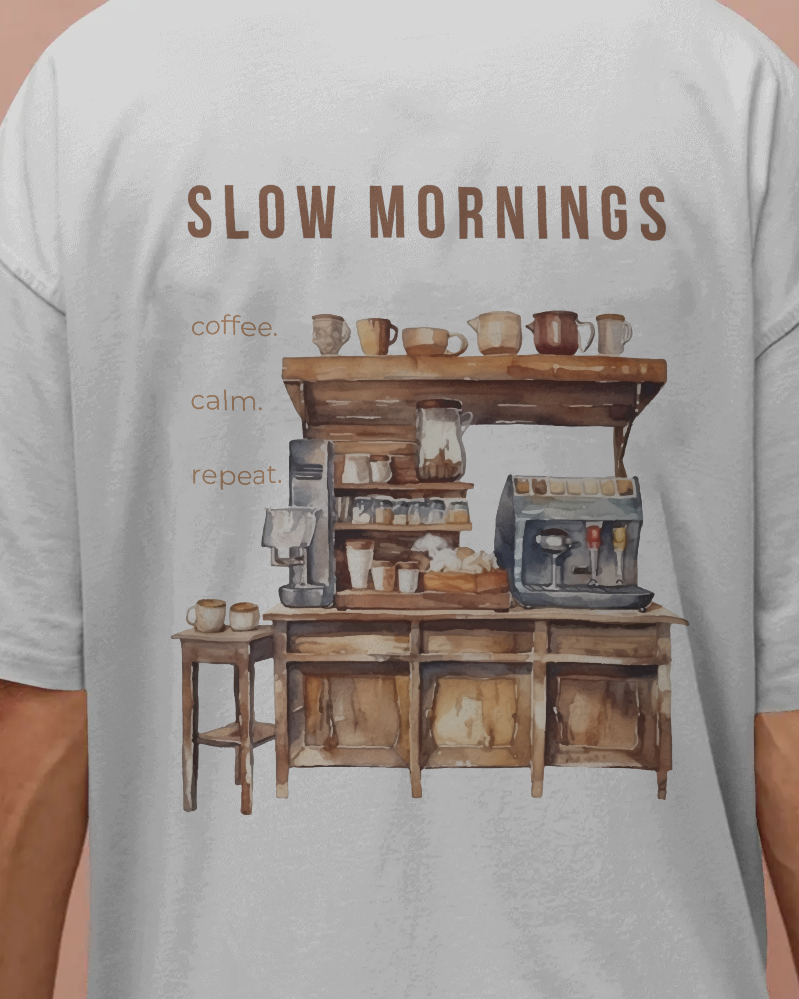 Slow Mornings - Oversize T-Shirt