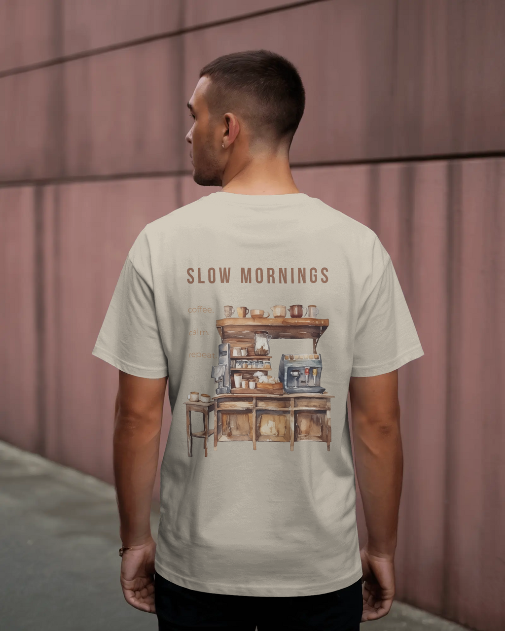 Slow Mornings - Herren T-Shirt