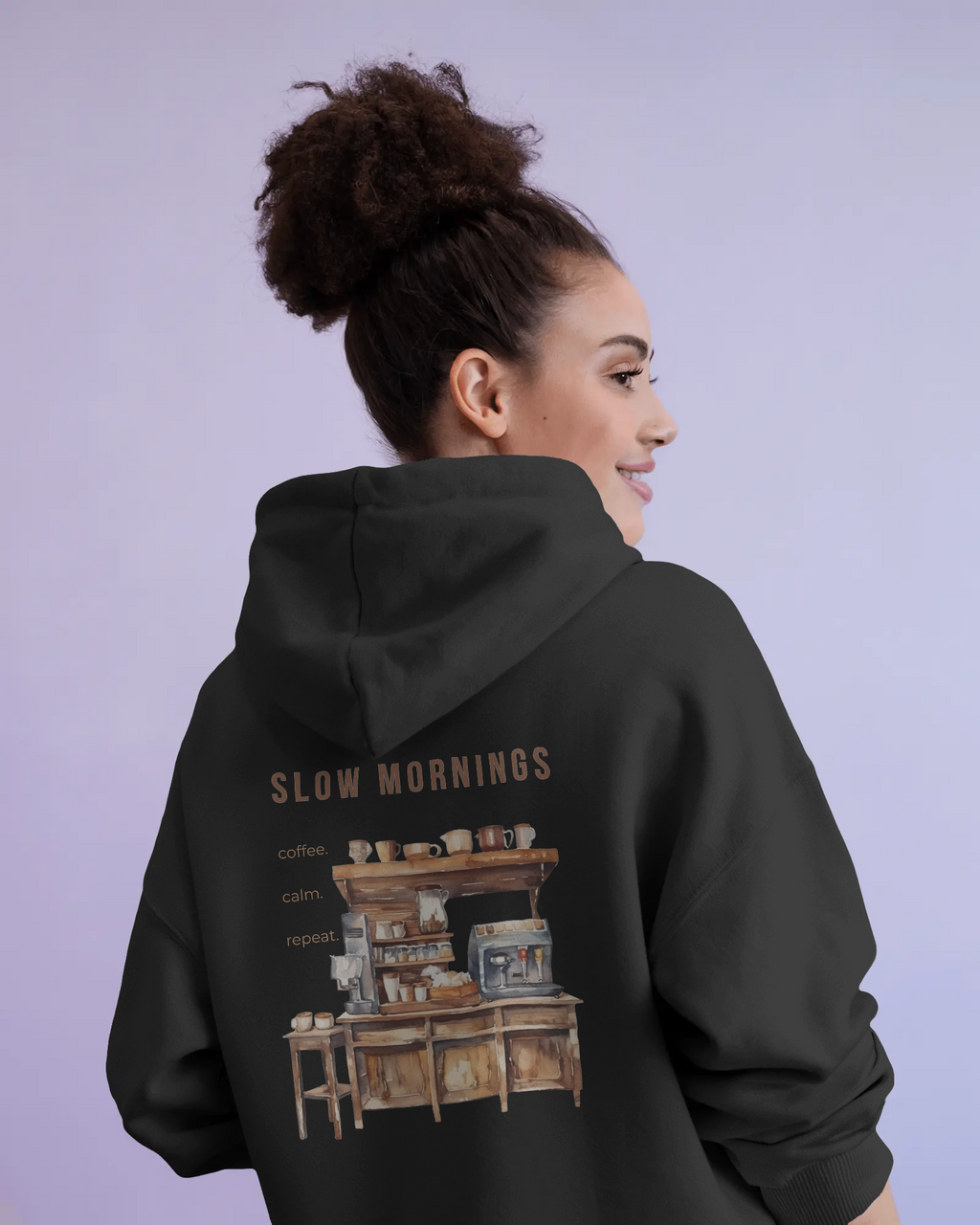 Slow Mornings – Damen Hoodie