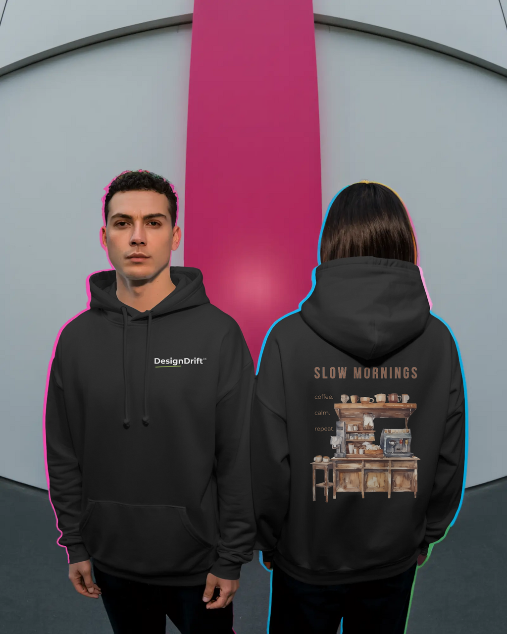 Slow Mornings – Oversize Hoodie
