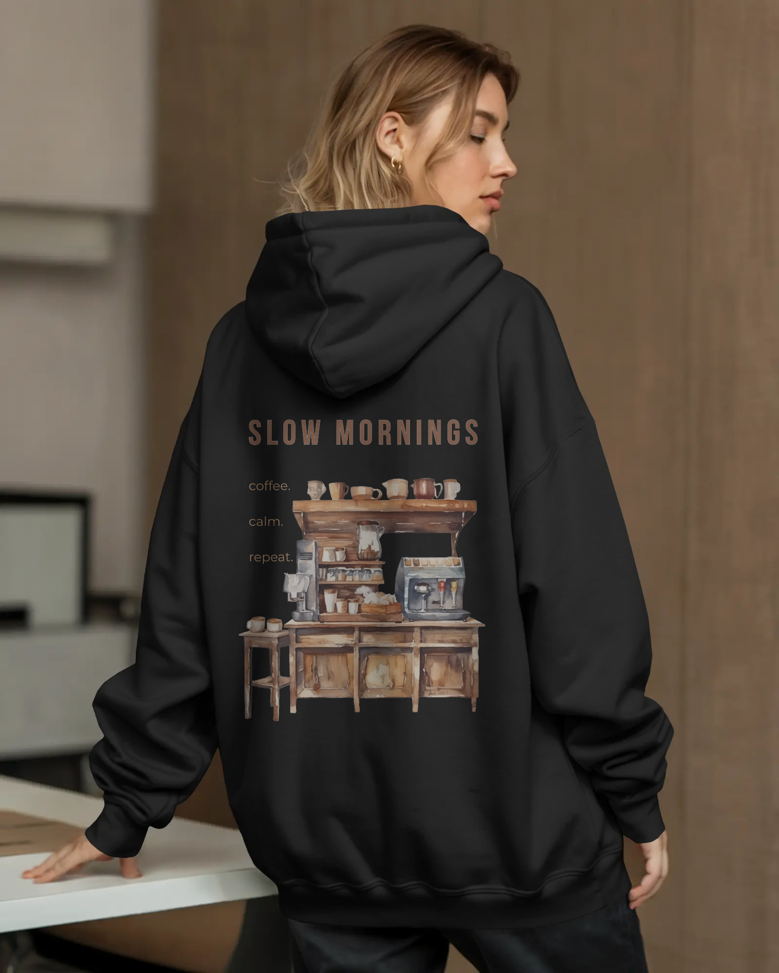Slow Mornings – Oversize Hoodie