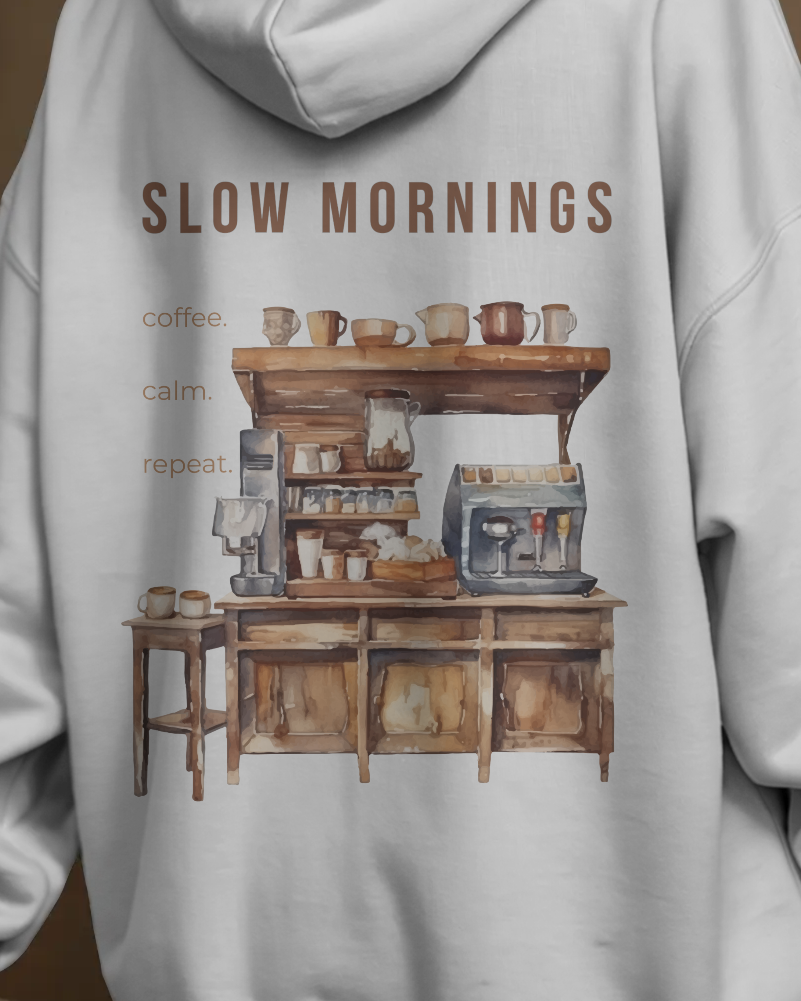 Slow Mornings – Oversize Hoodie