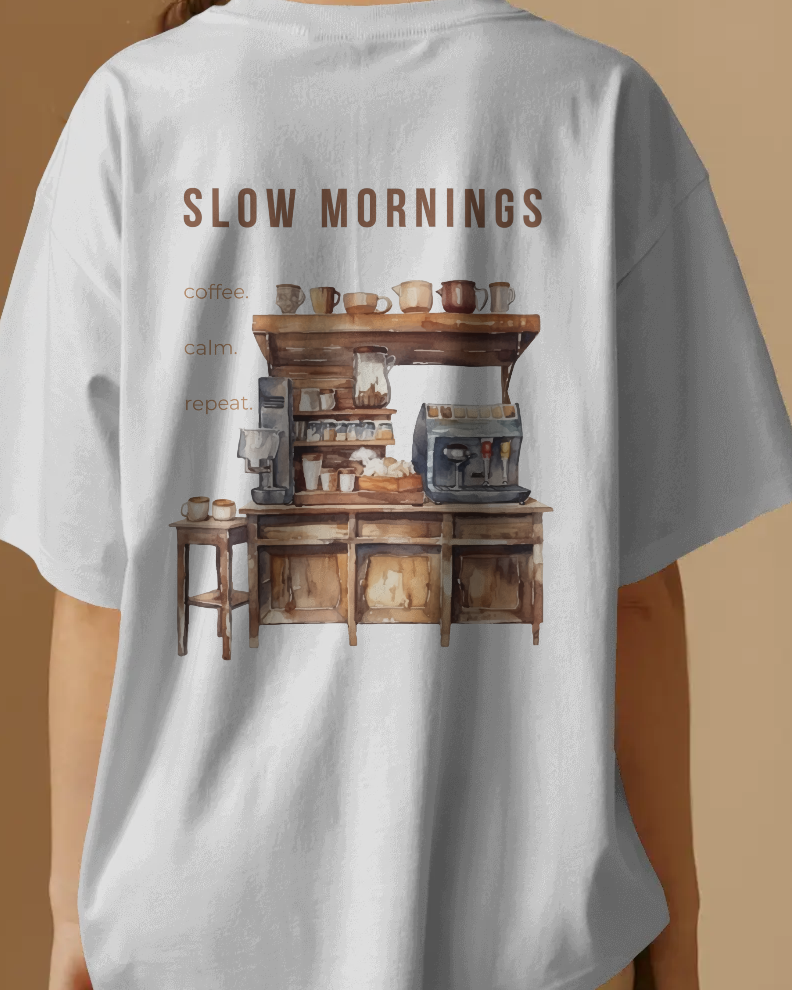 Slow Mornings - Oversize T-Shirt