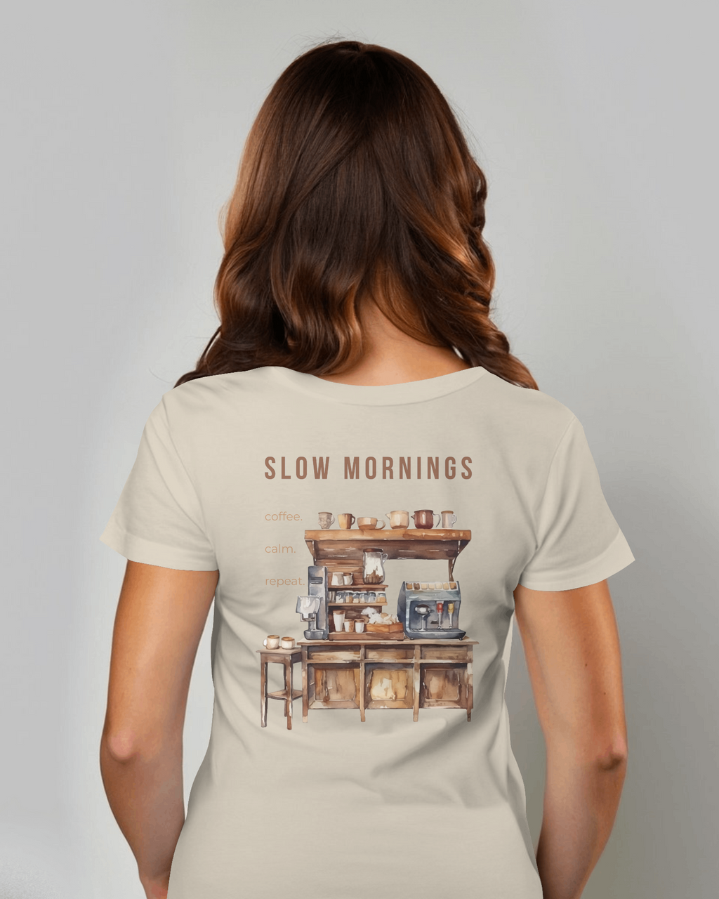 Slow Mornings- Damen T-Shirt