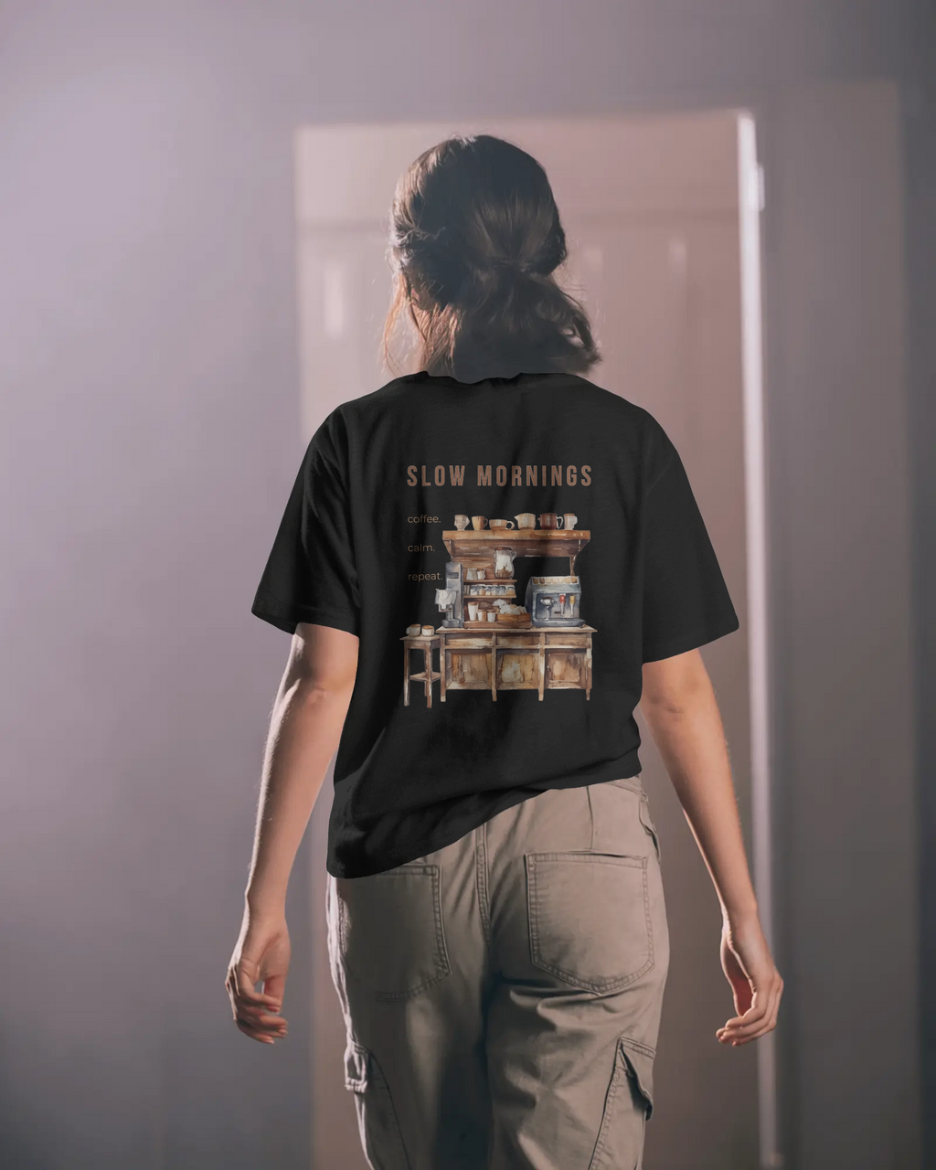 Slow Mornings- Damen T-Shirt