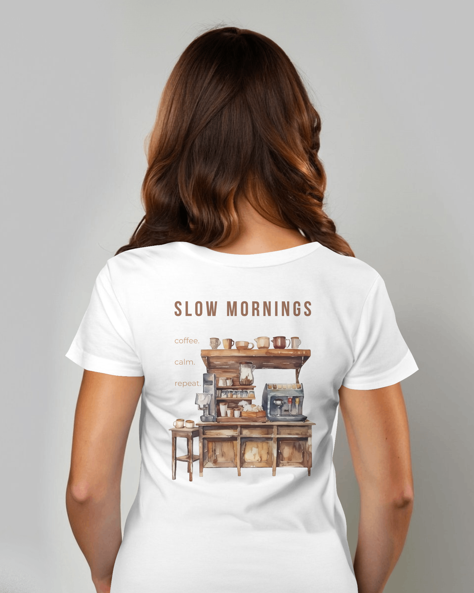 Slow Mornings- Damen T-Shirt